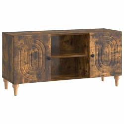 Meuble TV Chêne fumé 102 x 34,5 x 50 cm Bois d'ingénierie 621606621606
