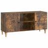 Meuble TV Chêne fumé 102 x 34,5 x 50 cm Bois d'ingénierie 621606621606