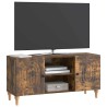 Meuble TV Chêne fumé 102 x 34,5 x 50 cm Bois d'ingénierie 621606621606