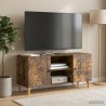 Meuble TV Chêne fumé 102 x 34,5 x 50 cm Bois d'ingénierie 621606621606