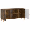 Meuble TV Chêne fumé 102 x 34,5 x 50 cm Bois d'ingénierie 621606621606
