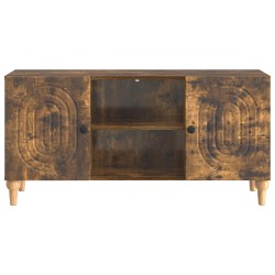 Meuble TV Chêne fumé 102 x 34,5 x 50 cm Bois d'ingénierie 621606621606