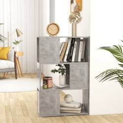 Bibliothèque/Séparateur de pièce Gris 60x24x94 cm 621607621607
