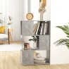 Bibliothèque/Séparateur de pièce Gris 60x24x94 cm 621607621607