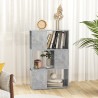 Bibliothèque/Séparateur de pièce Gris 60x24x94 cm 621607621607