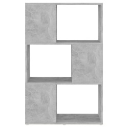 Bibliothèque/Séparateur de pièce Gris 60x24x94 cm 621607621607