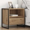 Table de chevet 2 pc Chêne artisan 50 x 39,5 x 50 cm 621609621609