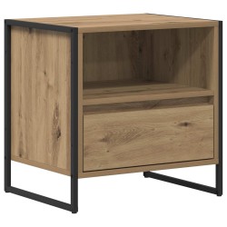 Table de chevet 2 pc Chêne artisan 50 x 39,5 x 50 cm 621609621609