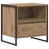 Table de chevet 2 pc Chêne artisan 50 x 39,5 x 50 cm 621609621609