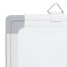 Tableau blanc magnétique pliable 120x100x1,7 cm aluminium 621611621611