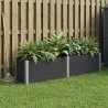 Jardinière surélevée Noir 250 x 50 x 54 cm 621621621621