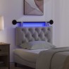 Tête de lit suspendue Avec lumière LED Gris clair Velours 621623621623