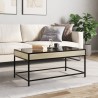 Table basse avec LED infini chêne sonoma 90x50x41 cm 621624621624