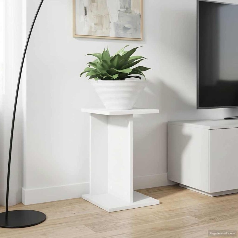 Support de Plante 2 pcs Blanc 25 x 25,5 x 40,5 cm 621628621628