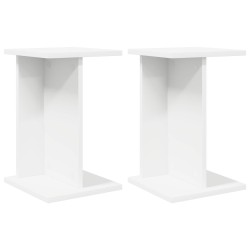 Support de Plante 2 pcs Blanc 25 x 25,5 x 40,5 cm 621628621628
