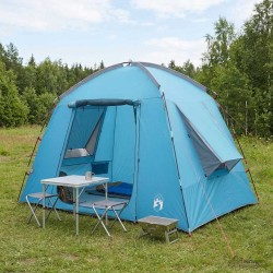 Tente Cabane avec toit Bleu 210 x 210 x 138 cm Polyester 621630621630
