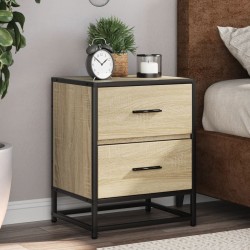 Tables de chevet 2 pcs chêne sonoma 40x31x50 cm bois ingénierie 621636621636