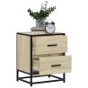 Tables de chevet 2 pcs chêne sonoma 40x31x50 cm bois ingénierie 621636621636