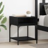 Table de chevet 2 pcs Chêne noir 40 x 40 x 50 cm 621639621639