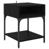 Table de chevet 2 pcs Chêne noir 40 x 40 x 50 cm 621639621639