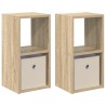 Table de chevet 2 pcs Chêne Sonoma 25,5 x 22 x 49,5 cm 621640621640