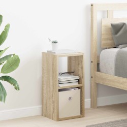 Table de chevet 2 pcs Chêne Sonoma 25,5 x 22 x 49,5 cm 621640621640