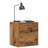 Tables de chevet 2 pcs vieux bois 40x30x40 cm bois d'ingénierie 621642621642