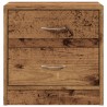 Tables de chevet 2 pcs vieux bois 40x30x40 cm bois d'ingénierie 621642621642
