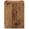 Tables de chevet 2 pcs vieux bois 40x30x40 cm bois d'ingénierie 621642621642