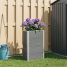 Jardinière surélevée Gris 50 x 30 x 82 cm WPC et Aluminium 621660621660