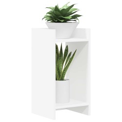 Support de Plante 2 pc Blanc 30 x 30 x 60 cm Bois d’ingénierie 621666621666