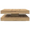Table basse rotative à 360 degrés chêne artisanal 90x90x34,5 cm 621669621669