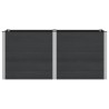 Jardinière surélevée Noir 200 x 100 x 91 cm 621671621671