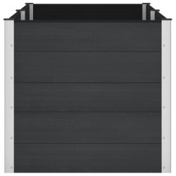 Jardinière surélevée Noir 200 x 100 x 91 cm 621671621671