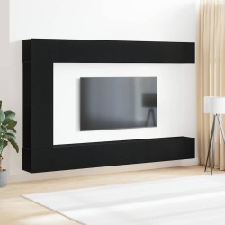 Ensemble meuble TV 9 pcs Chêne noir Bois d'ingénierie 621672621672