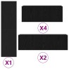Ensemble meuble TV 9 pcs Chêne noir Bois d'ingénierie 621672621672