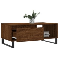 Table basse Chêne marron 90x50x36,5 cm Bois d'ingénierie 621674621674