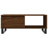 Table basse Chêne marron 90x50x36,5 cm Bois d'ingénierie 621674621674