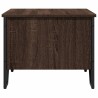 Table basse chêne marron 75x51x40 cm bois d'ingénierie 621675621675