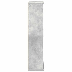 Meuble de salle de bain avec porte-rouleau gris béton 621676621676