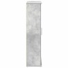 Meuble de salle de bain avec porte-rouleau gris béton 621676621676