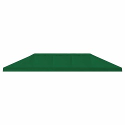 Housse de canopée de gazebo 6 x 3 m Vert Polyester 190 621677621677