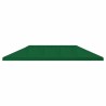 Housse de canopée de gazebo 6 x 3 m Vert Polyester 190 621677621677