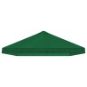 Housse de canopée de gazebo 6 x 3 m Vert Polyester 190 621677621677