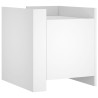 Table de chevet blanc 45x50x50 cm bois d’ingénierie 621679621679