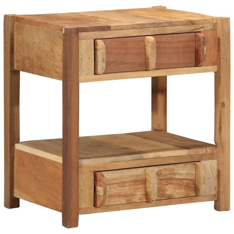 Table d'appoint Marron 43 x 32 x 46 cm Bois Recyclé Solide 621680621680