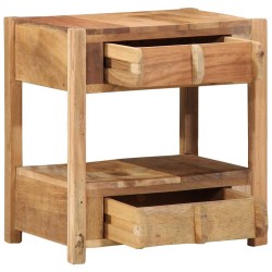 Table d'appoint Marron 43 x 32 x 46 cm Bois Recyclé Solide 621680621680