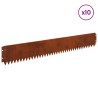 Bordure de Pelouse 10 pcs 103 x 15 cm Acier Rouillé 621681621681