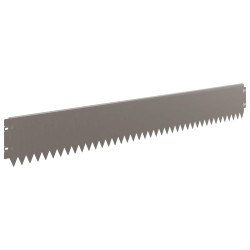 Bordure de Pelouse 10 pcs 103 x 15 cm Acier Rouillé 621681621681