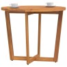 Table de jardin ronde Ø90x75 cm en bois massif d'acacia 621683621683